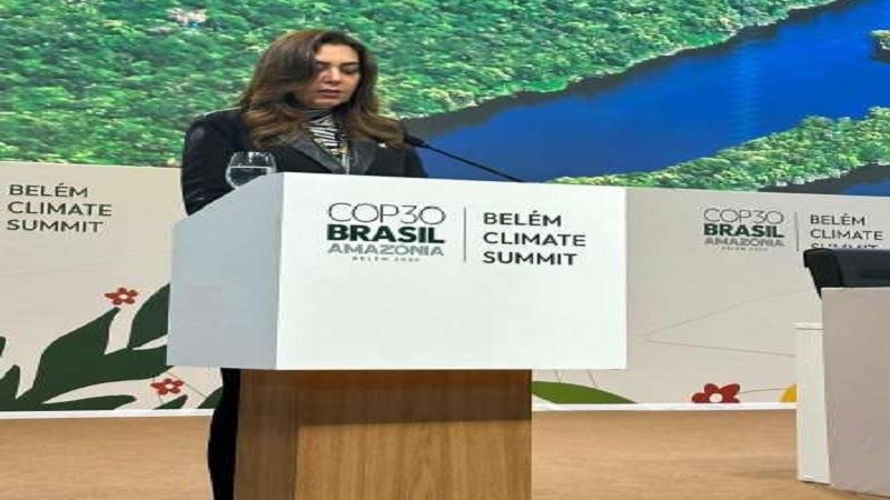 وزيرة البيئة تلقي كلمة مصر في ”قمة القادة” بمؤتمر المناخ بالبرازيل