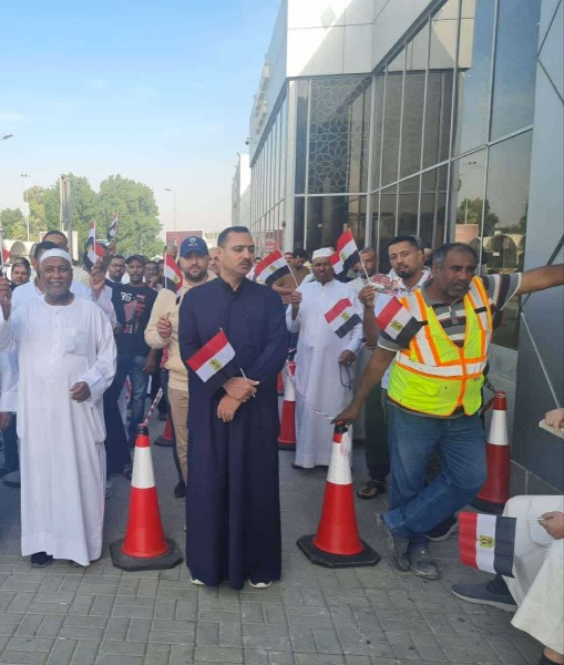 انتخابات المصريين بالخارج: لليوم الثاني على التوالي اقبال كثيف للمصريين بالكويت على التصويت