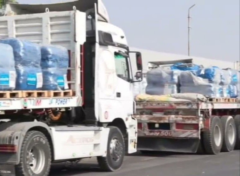 استمرار توجيه قوافل”زاد العزة”  من مصر إلى اهلنا في غزة