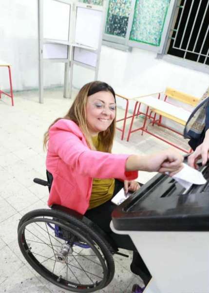 المشرف العام على ”القومي لذوي الإعاقة” تدلي بصوتها في انتخابات مجلس النواب 2025