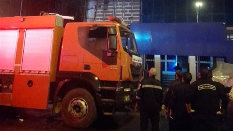 احتكاك في الفرامل يسبب حريق مقطورة في بهتيم: لا خسائر بشرية