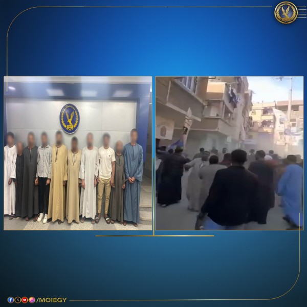 ضبط 10 أشخاص بعد إلقاء الحجارة على لجنة انتخابية بقنا عقب إخفاق مرشحهم