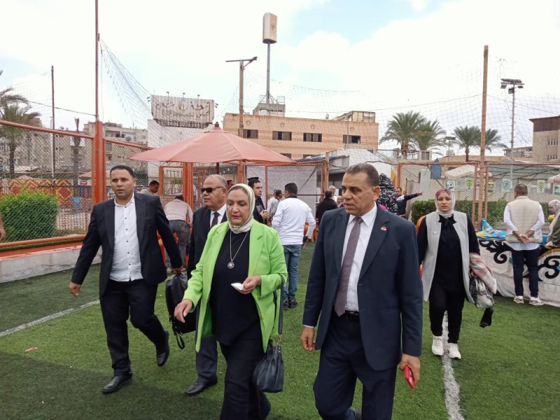 الدكتورة منى عثمان وكيلة الوزارة تشهد فعاليات إنتخابات مجلس إدارة نادي المنصورة الرياضي بالمنصورة