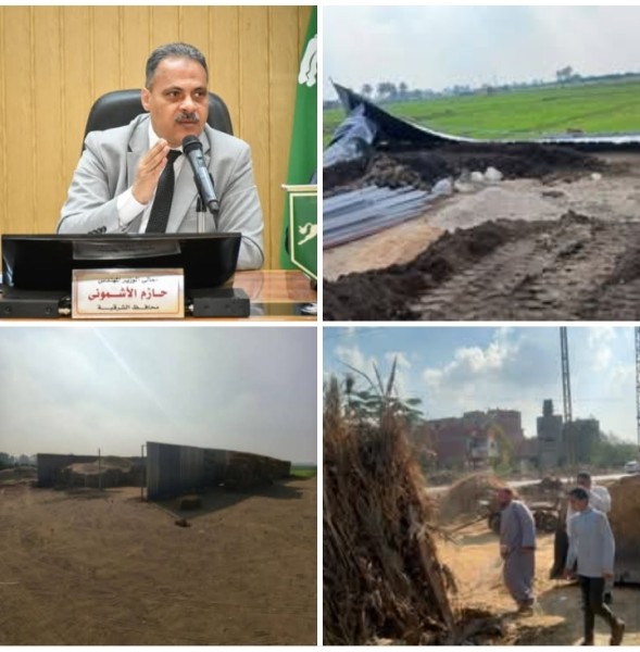 محافظة الشرقية تواصل إزالة التعديات وتطبيق القانون بحزم