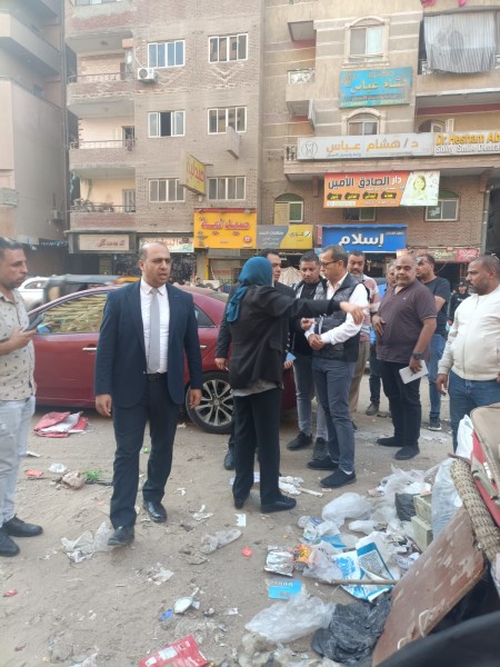 د. منال عوض توجه برفع مستوى منظومة النظافة بشبرا الخيمة