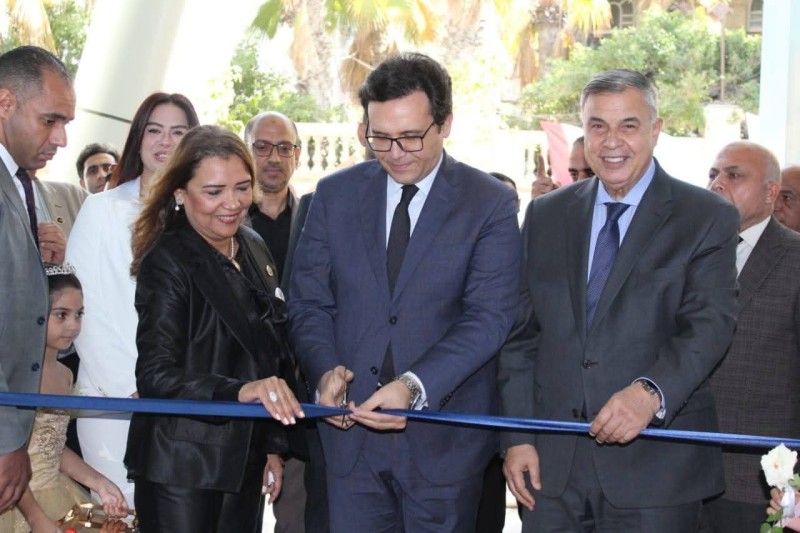 وزير الثقافة ومحافظ الإسكندرية يفتتحان اكاديمية الفنون فرع الإسكندرية