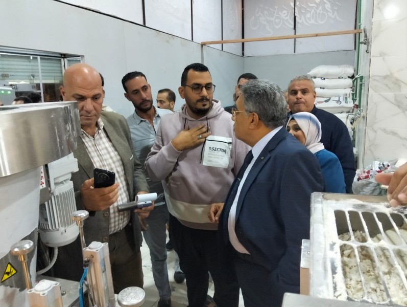 محافظ الدقهلية في جولة ليلية بمدينة بلقاس