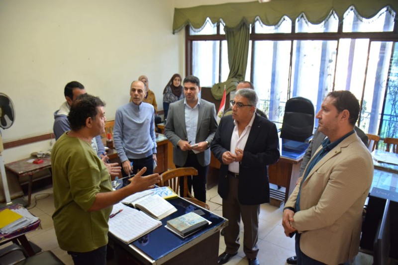 تفاصيل جولة محافظ الدقهلية الداخلية لتفقد إدارات الديوان العام