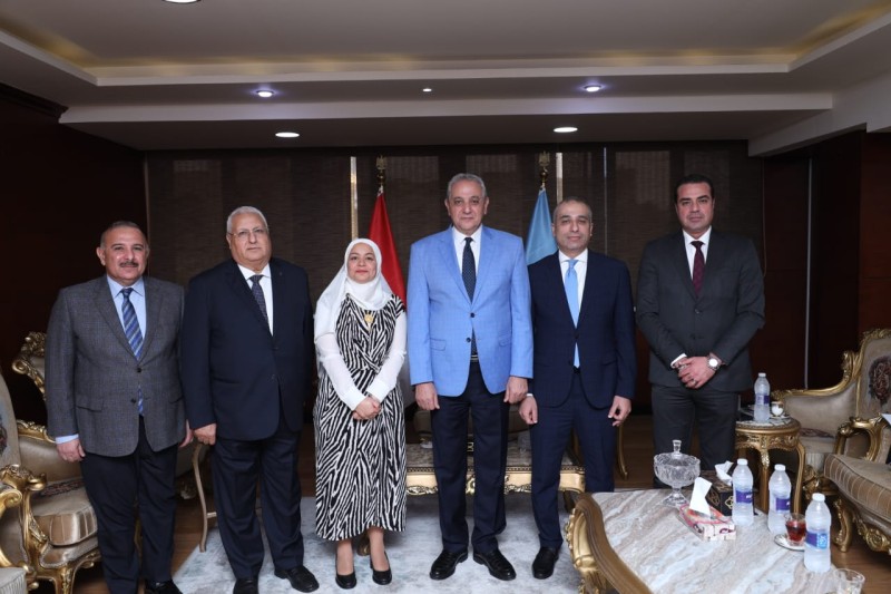 رئيس البنك الزراعي يلتقي محافظ الغربية لدعم جهود تحقيق التنمية الزراعية