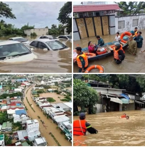 سبعة قتلى في مقاطعة خانه هوا .. فيضانات وانهيارات أرضية في فيتنام