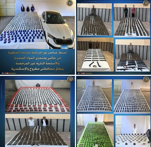 الداخلية توجه ضربات إستباقية للبؤر الإجرامية وجالبى ومتجرى المخدرات