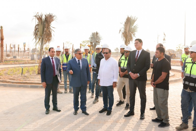 محافظ الدقهلية يتفقد مشروع المنطقة اللوجستية الجديدة على طريق رافد جمصة