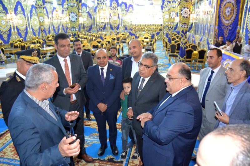 محافظ الدقهلية يتفقد جاهزية اللجنة العامة للانتخابات في السنبلاوين