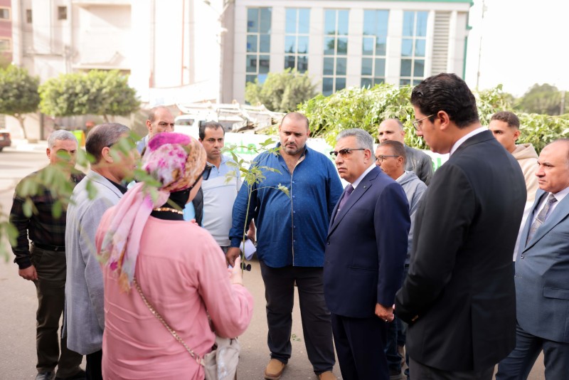 محافظ الدقهلية يشهد استلام 27 ألف شجرة ضمن المرحلة الرابعة للمبادرة الرئاسية ”100 مليون شجرة”