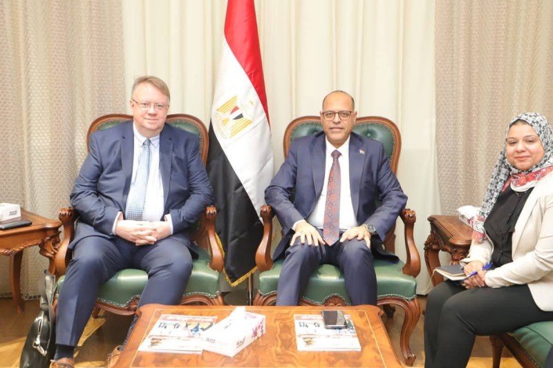 وزير العمل يستقبل مدير مكتب منظمة العمل الدولية بالقاهرة لبحث تفعيل التعاون في الملفات المشتركة