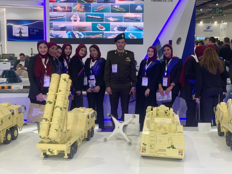 وفد طلابي من جامعة المنصورة زار معرض إيديكس الدولي للصناعات الدفاعية والعسكرية