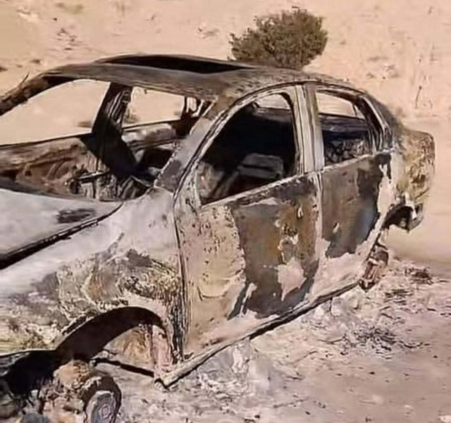 أمن مطروح يفك لغز العثور على سيارة متفحمة بمنطقة الأندلسية