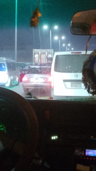 الأمطار تربك حركة السيارات على طريق القاهرة - الإسكندرية الزراعي