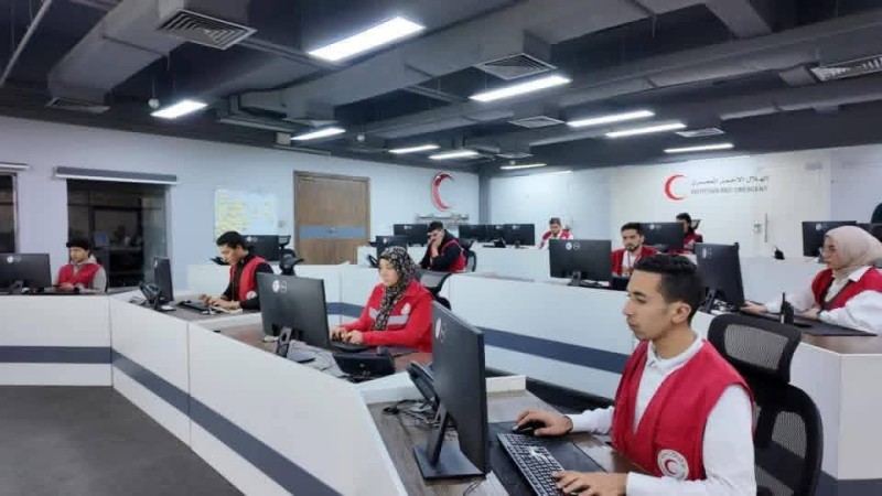 الهلال الأحمر المصري رفع درجة الاستعداد القصوى لمواجهة عدم استقرار الأحوال الجوية