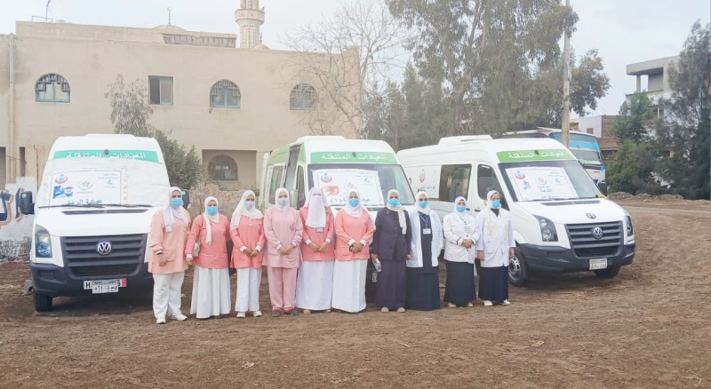 1517مواطن استفادوا من القافلة الطبية المجانية في قراش مركز بلقاس بالدقهلية