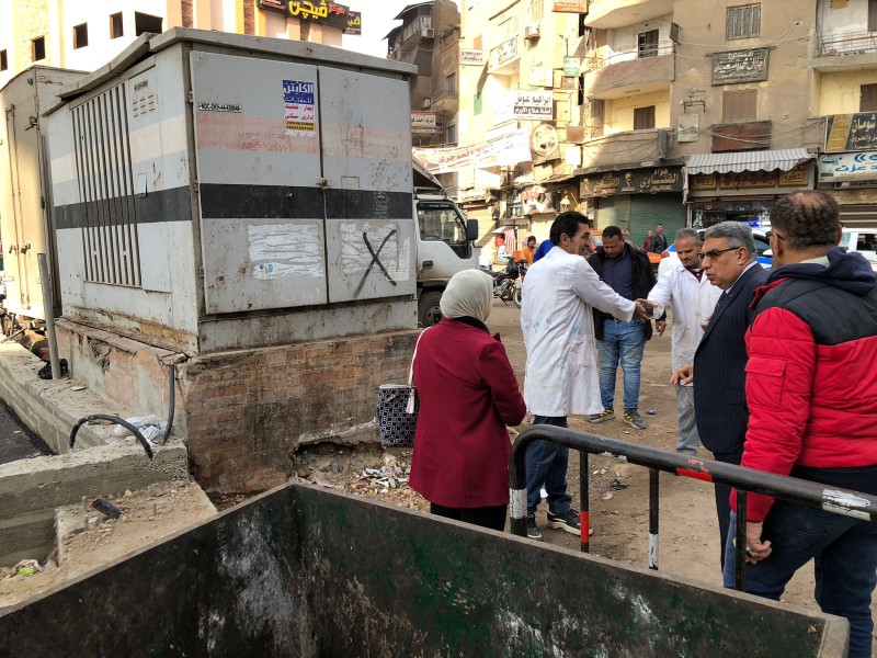 تفاصيل جولة المحافظ الصباحية المفاجئة بحي غرب المنصورة