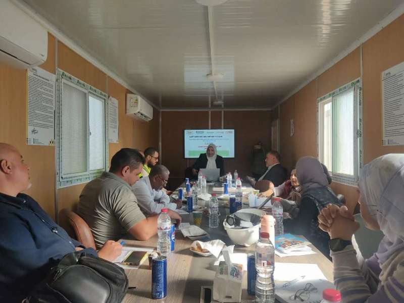 د. منال عوض تنظم ورشة عمل لتعزيز ”السلامة والصحة المهنية” في محطات إدارة المُخلّفات.