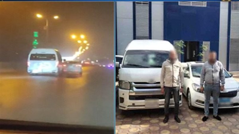 سائقان بالبحيرة يعرضان حياتهما للخطر بسبب استعراض بالسيارات في زفاف