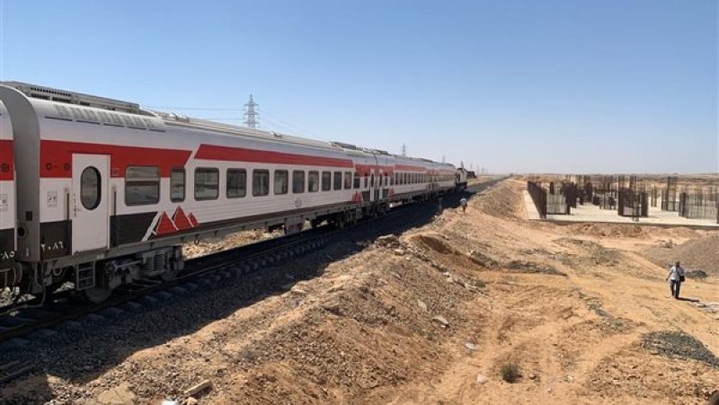 قطار ركاب يتعرض لحادث بمطروح والسيطرة على آثار التصادم جارية
