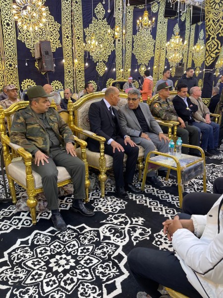 محافظ الدقهلية يعزي قائد القيادة الاستراتيجية بالقوات المسلحة