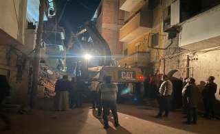 تطورات جديدة في انهيار عقار المنيا