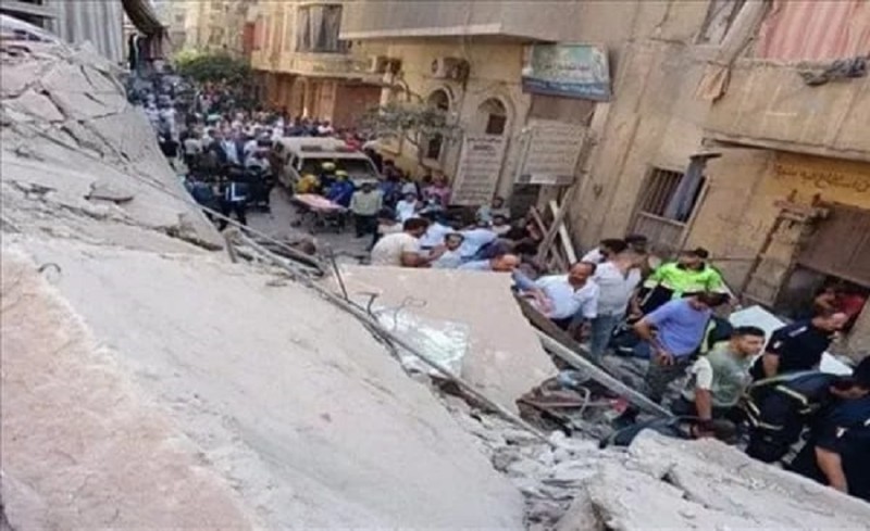 كواليس انهيار عقار المنيا