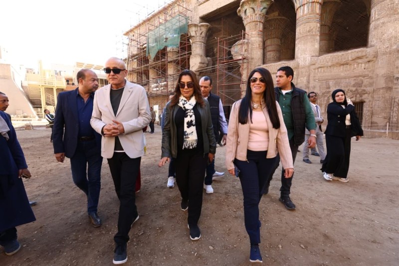 وزيرتا التخطيط والتنمية المحلية تتفقدان مشروعات تطوير كورنيش إسنا التاريخي