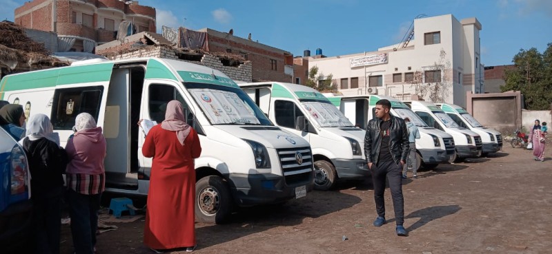 محافظ الدقهلية: 1244مواطن استفادوا من القافلة الطبية المجانية في ابو نور الدين بجمصه