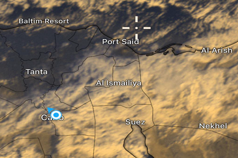 أجواء ممطرة تغطي شرق القاهرة ومدن القناة وسيناء