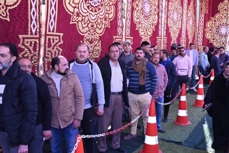 توافد الناخبين على لجان الاقتراح بجولة الإعادة لمجلس النواب داخل 4 دوائر  بمراكز البحيرة