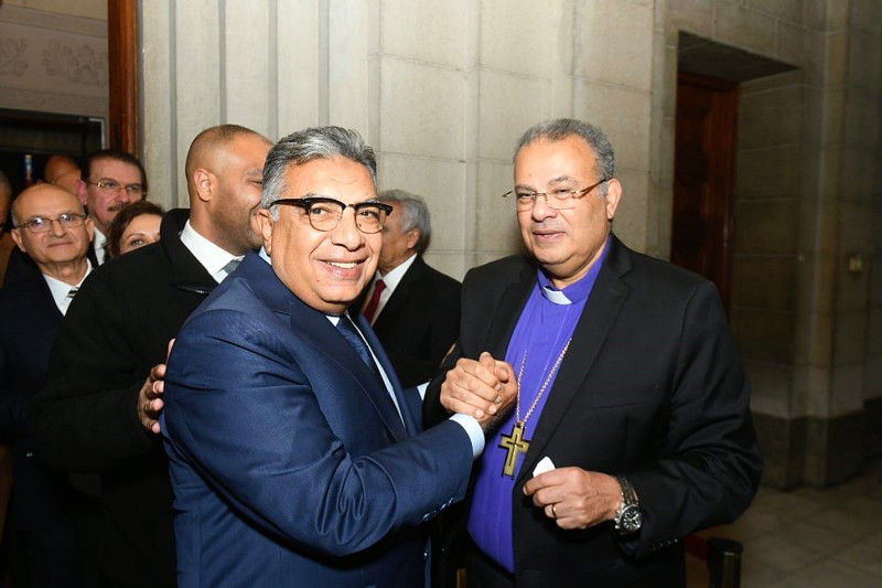 محافظ الدقهلية شهد احتفالات الطائفة الإنجيلية بعيد الميلاد المجيد بالقاهرة