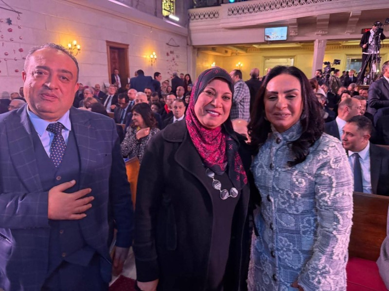 وكيل وزارة التضامن الاجتماعي بالدقهلية شهدت احتفال الطائفة الإنجيلية بعيد الميلاد المجيد بكنيسة قصر الدوبارة