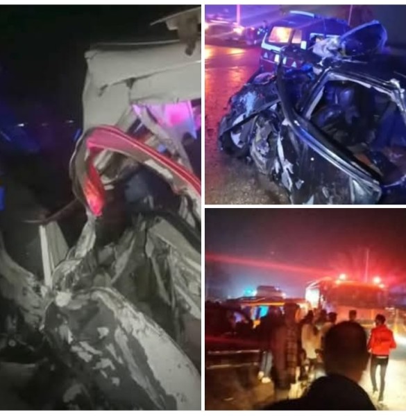 بالاسماء مصرع وإصابة 19 شخصًا في حادث تصادم عدد من السيارات بالمنيا