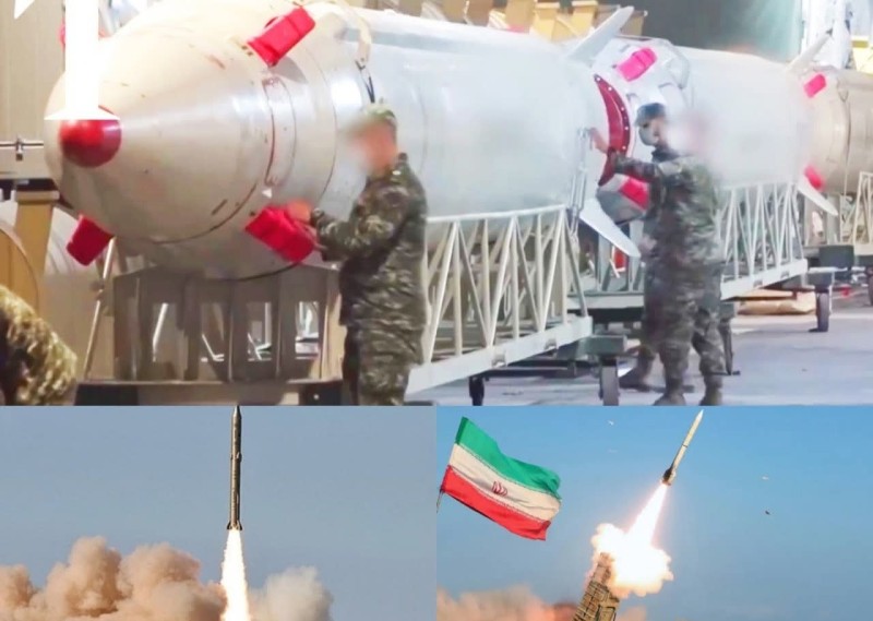 إيران تستعد بأعداد كبيرة من الصواريخ لإطلاقها