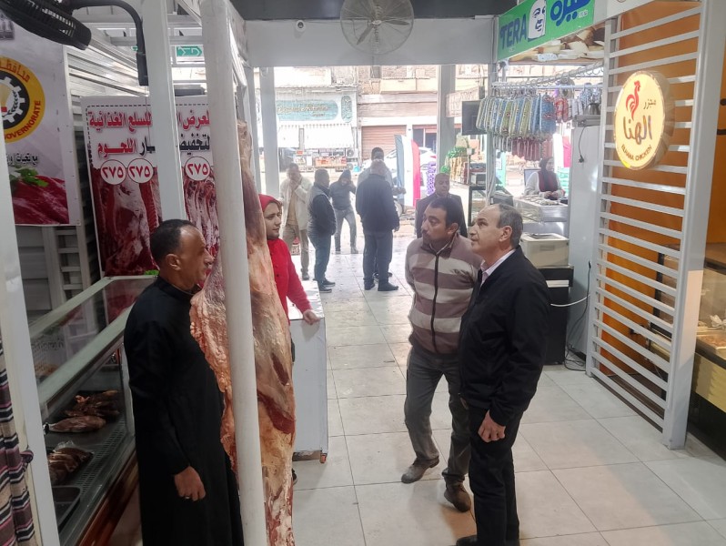 المحافظ: بدء التشغيل التجريبي للمعرض الدائم للسلع الغذائية بحي غرب المنصورة