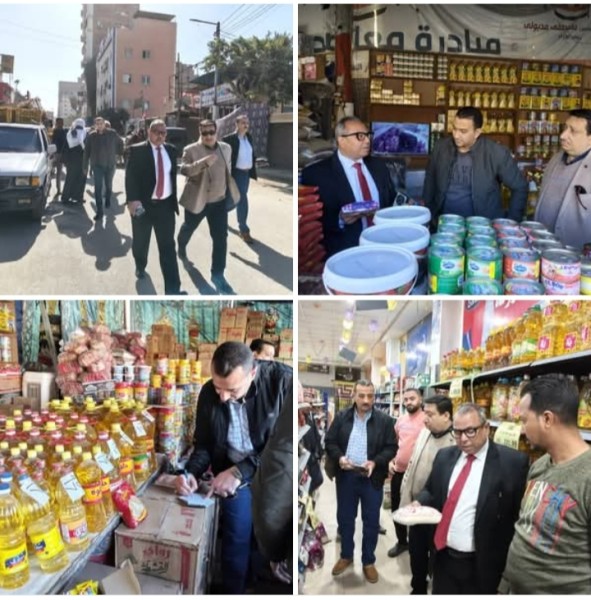 سكرتير مساعد سوهاج يقود حملة مكبرة لرفع الإشغالات بالميادين ومتابعة توافر السلع بأسواق طهطا