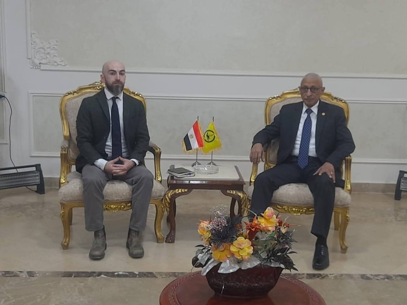 محافظ شمال سيناء نائب السفير الأيرلندي