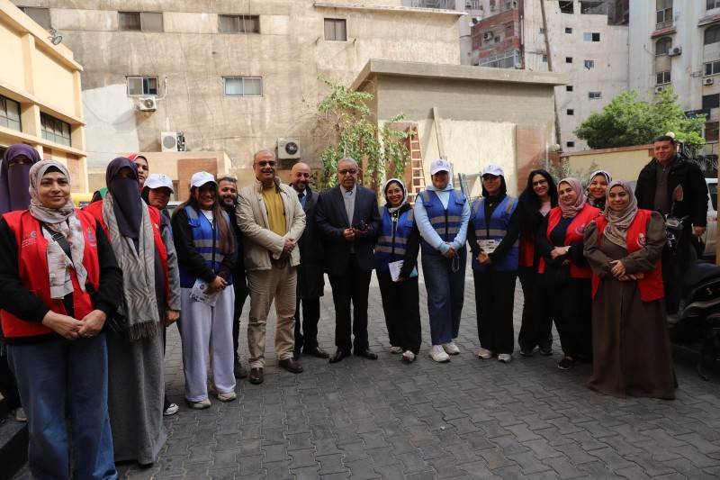 رئيس هيئة الصرف الصحي يتفقد محطة 3و6 لمتابعة سير العمل