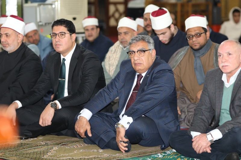 محافظ الدقهلية يشهد الاحتفال بذكرى الإسراء والمعراج بمسجد النصر بالمنصورة