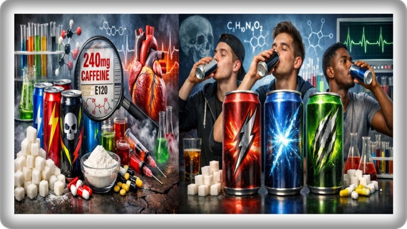 مشروبات الطاقة.. بريق المظهر وفخ المكونات يهددان قلوب الشباب