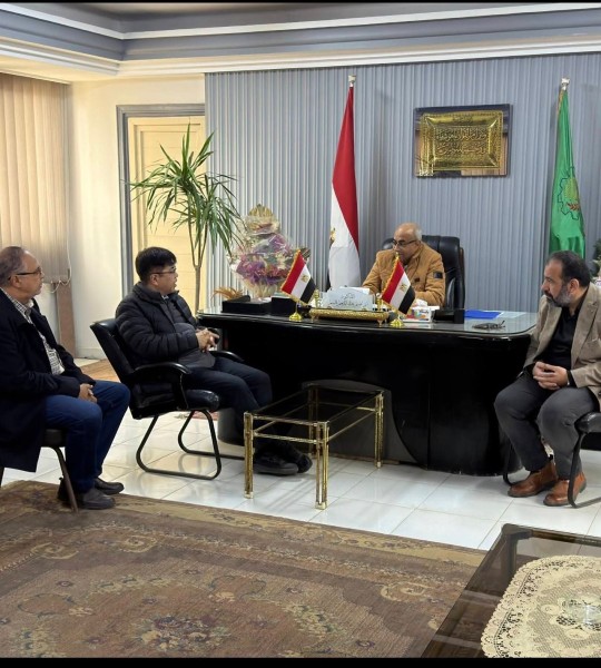 لقاء وكيل وزارة الزراعة بالدقهلية بوفد الجايكا الياباني لبحث آليات  التعاون والتدريب