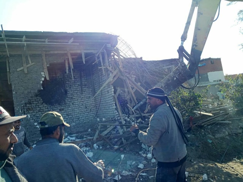 إزالة التعديات على الأراضي الزراعية بالإسكندرية