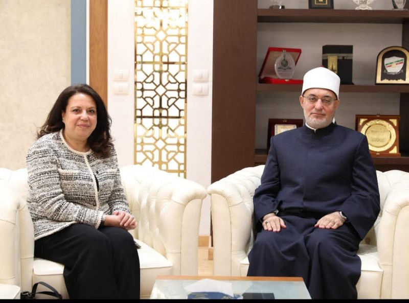 مفتي الجمهورية يستقبل سفيرة مصر لدى مملكة تايلاند بدار الإفتاء المصرية