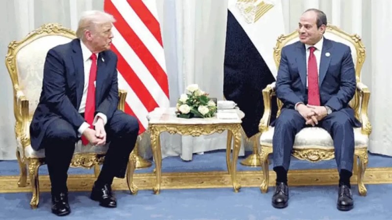 تفاصيل لقاء الرئيس السيسي بترامب على هامش منتدى دافوس العالمي