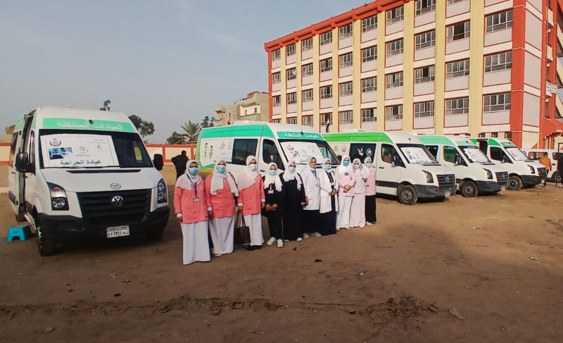 1661 مواطن استفادوا من القافلة الطبية المجانية بالمستعمرة الشرقية ببلقاس دقهلية